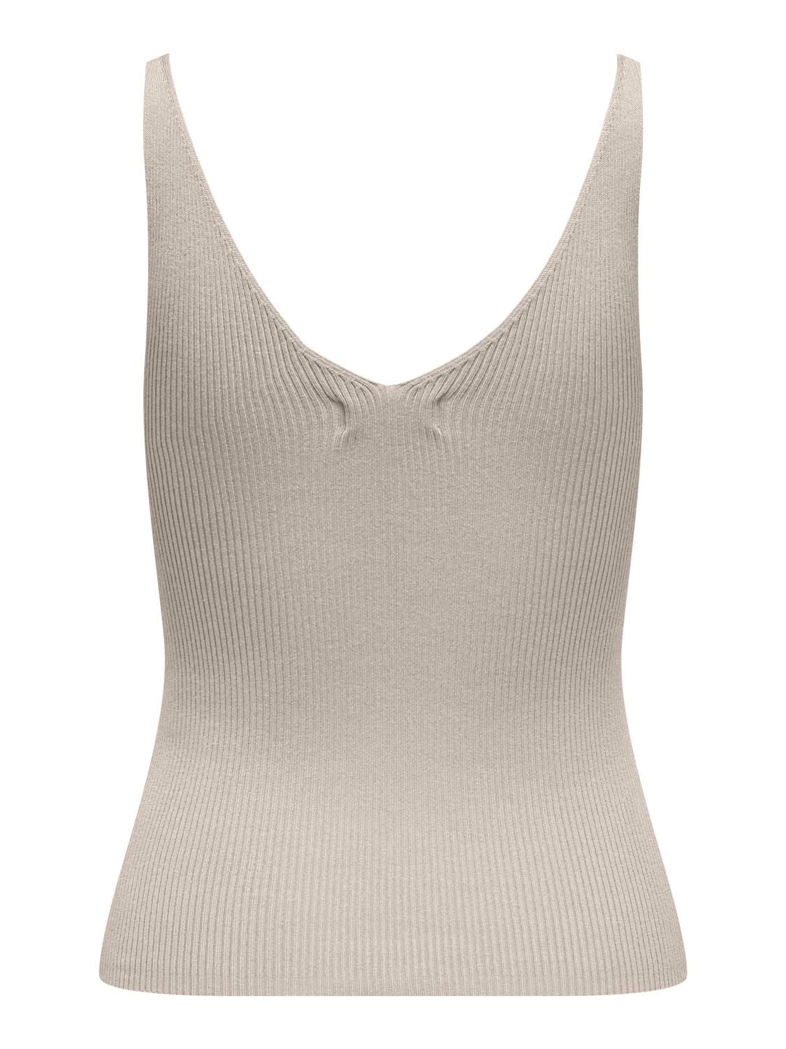 Jdynanna S/l Top Knt Noos Beige