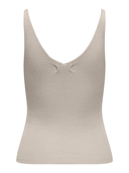 Jdynanna S/l Top Knt Noos Beige