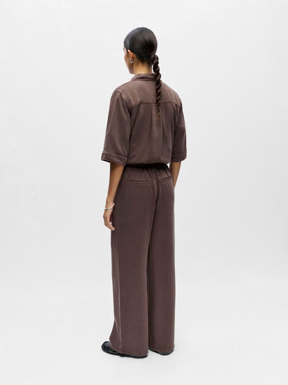 Objframe Lisa Wide Mw Pant Noos Brun