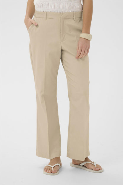 Crgia 7/8 Flared Pant Beige