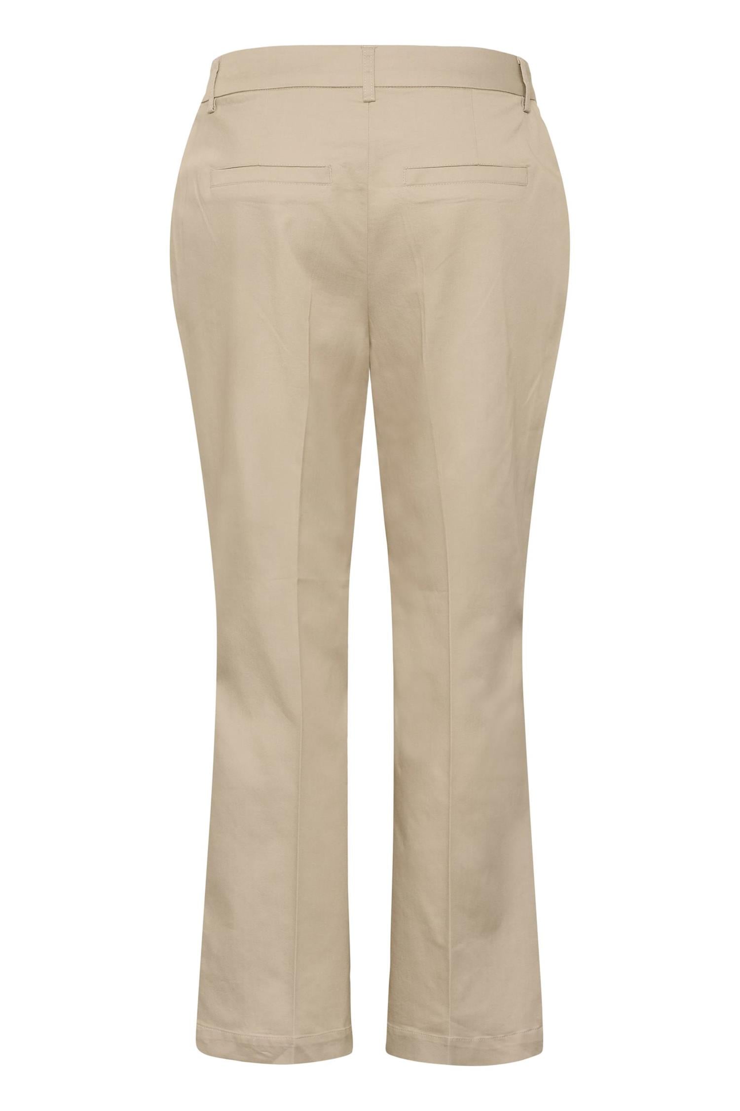 Crgia 7/8 Flared Pant Beige