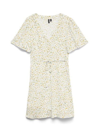 Vmalba Ss Short Dress Wvn Noos Gul