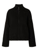 SLFSIA RAS LS KNIT ZIPPER CARDIGAN Sort