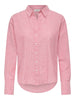 Jdymila L/s Loose Linen Shirt Wvn Dia Rosa