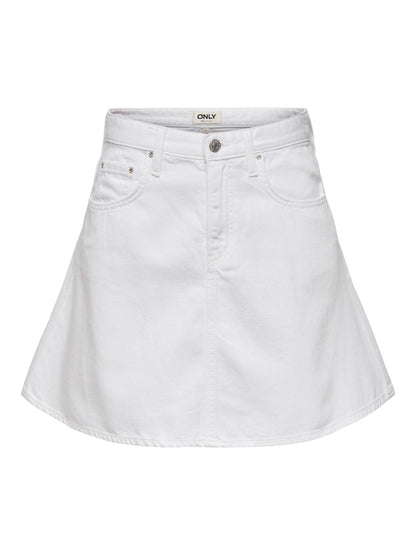 ONLEDEN A-SKIRT DNM PIM Hvit