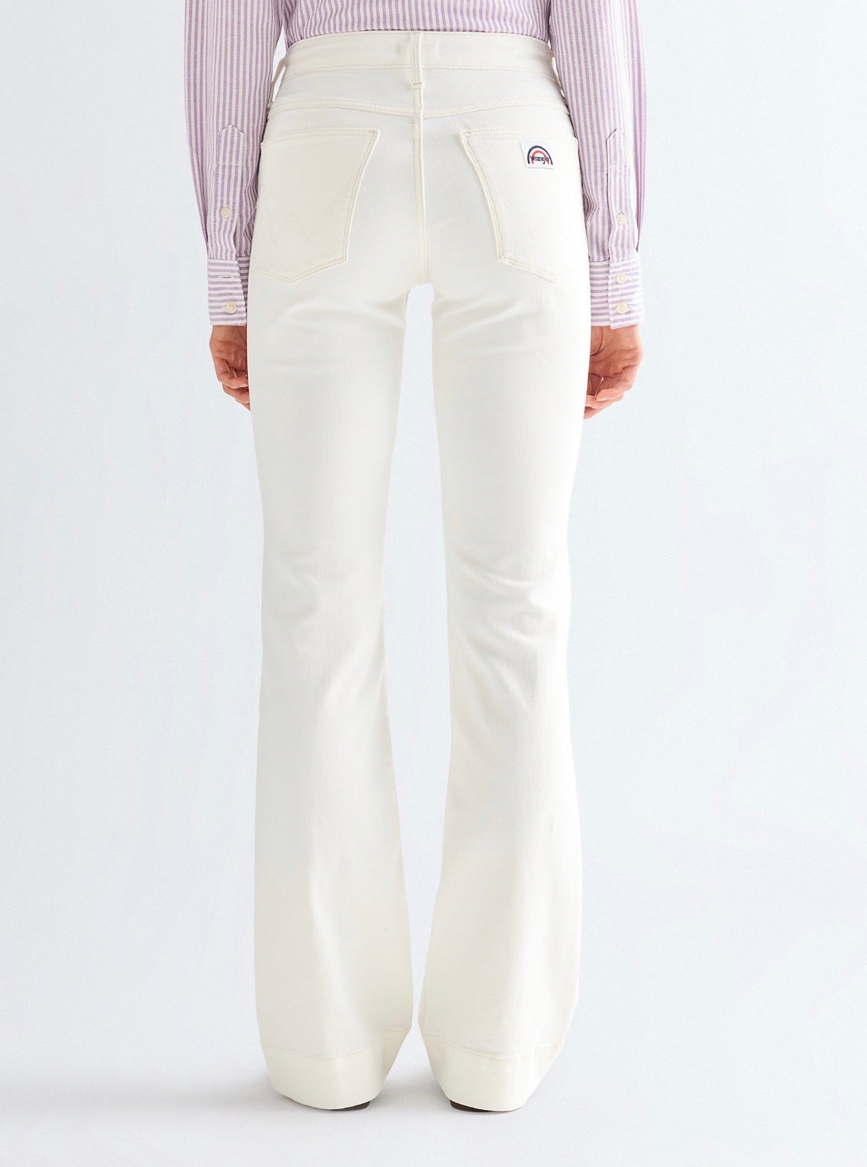 FLARE WORN WHITE Hvit