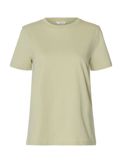 Slwmyessential Ss O-Neck Tee Noos Grønn