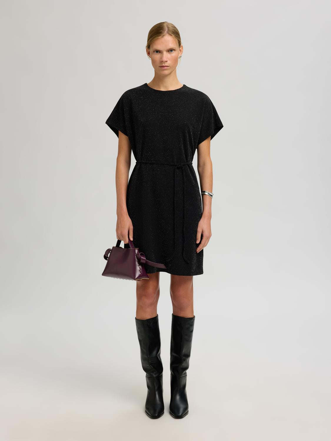 Slfoversized Sandra Ss Short Dress Sort