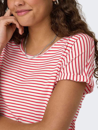 Jdysissy S/s O-Neck Top Jrs Noos