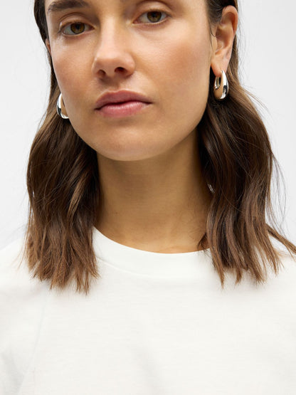 Objgima S/s Lo T-Shirt Noos Hvit
