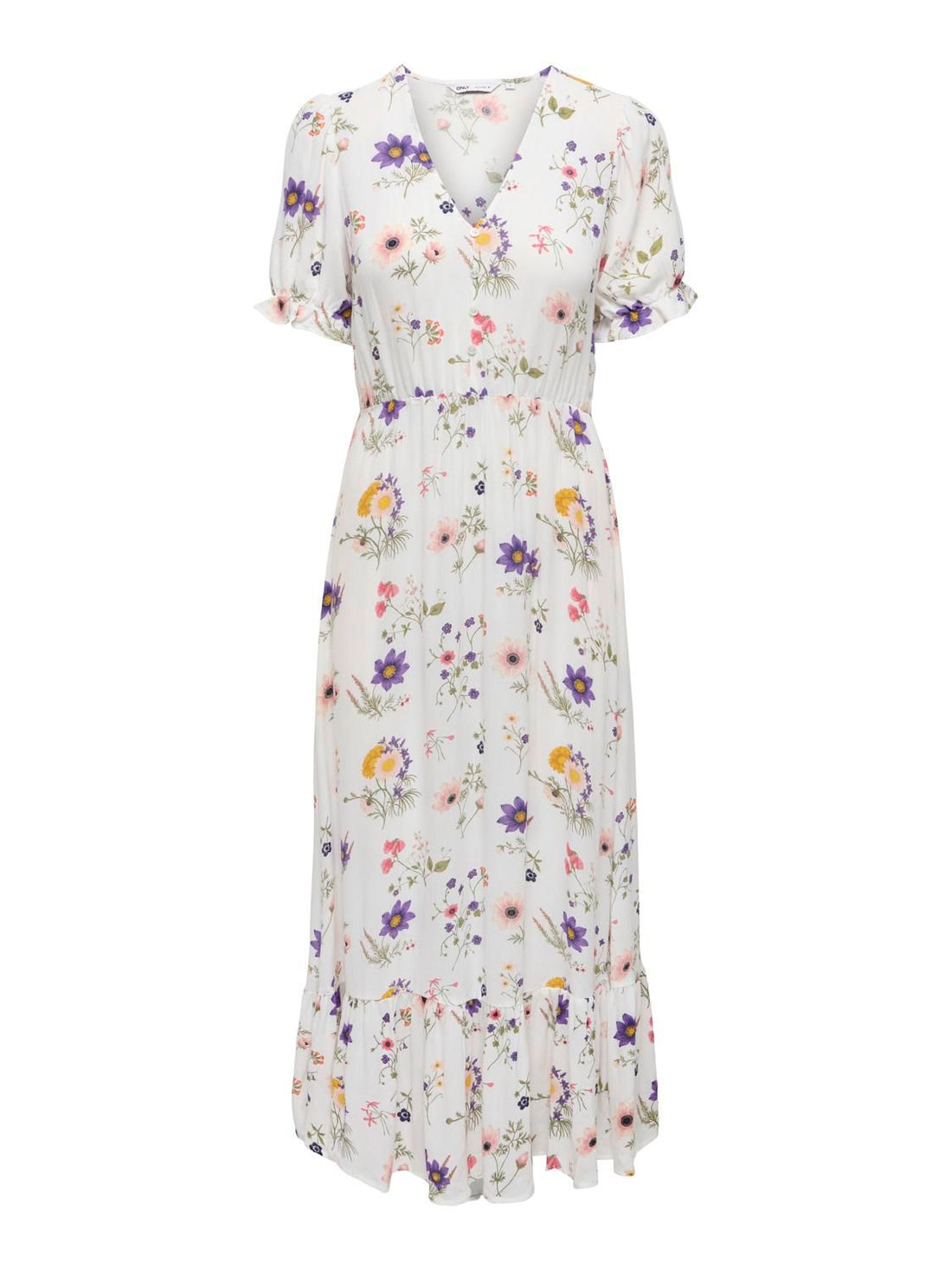 Onlchianti S/s Long Dress Wvn Noos Hvit