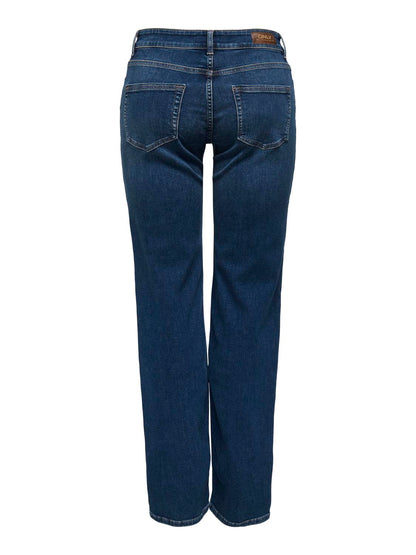 Onlblush Mid Straight Dnm Tai021 Noos Blå