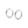Hollie - Hoop Earrings 13mm Stainless Steel Sølv