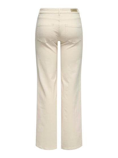 Onlblush Mid Straight Dnm Dot Noos Beige