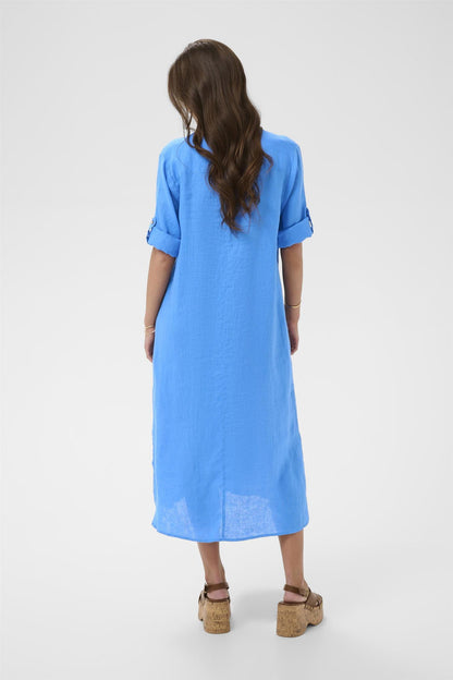 Crbellis Caftan Dress Blå