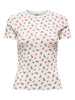 Jdylucky S/s O Neck Top Jrs Noos Hvit