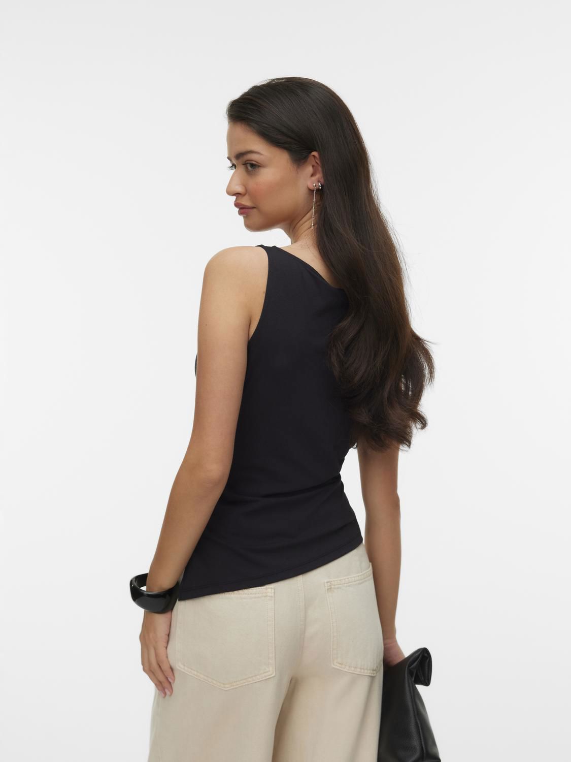 Vmkira Sl Boat-Neck Top Jrs Sort