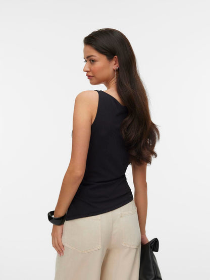 Vmkira Sl Boat-Neck Top Jrs Sort