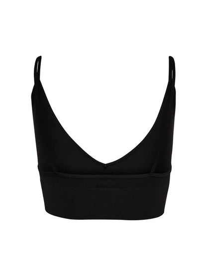 Onlvicky Rib Seamless Vneck Top Noos Acc Sort