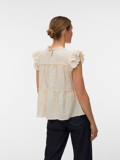 Vmmie Sl Top Wvn Noos Beige