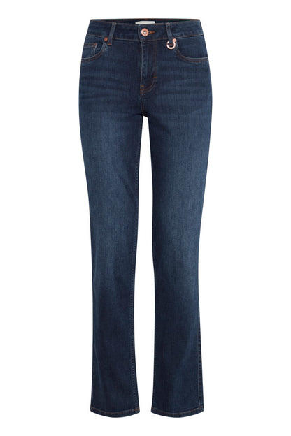 PZEMMA Jeans Straight Leg Dark Blue Denim