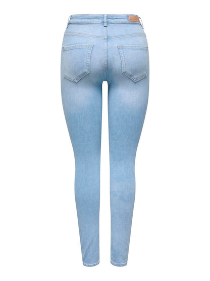 Onlblush Hw Skinny Ank Dnm Rea008 Noos Blå