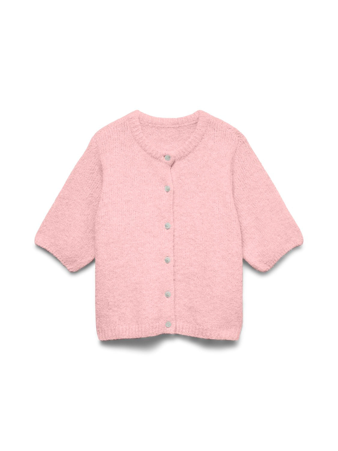 Vmkara 2/4 O-Neck Button Cardigan Exp Rosa