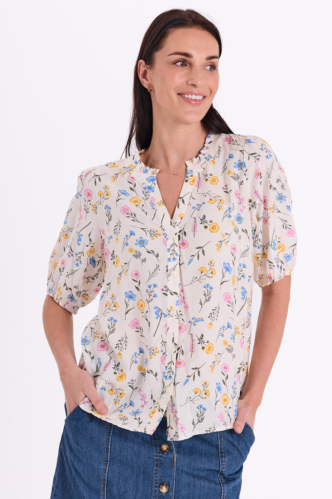 Fqmolli-Shirt Hvit