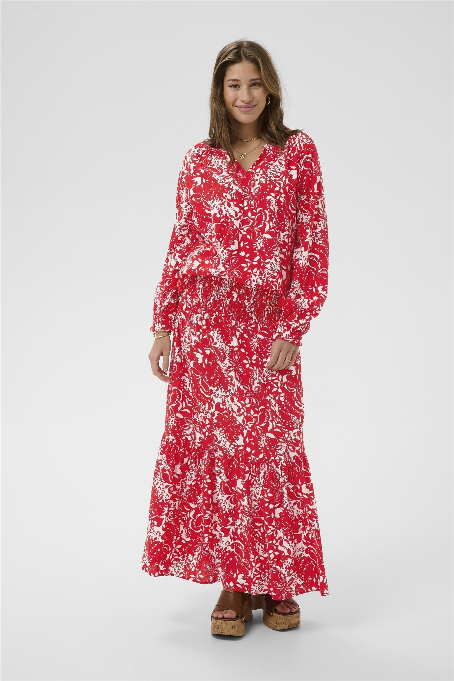 Crtiah Skirt Rød
