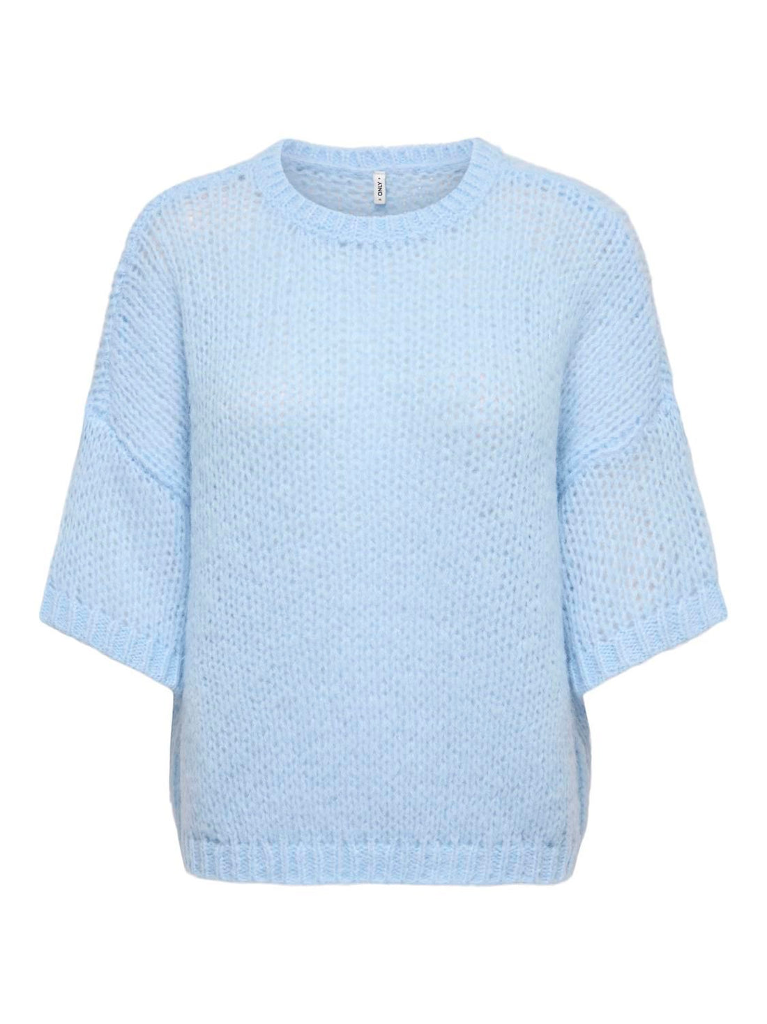 Onlnordic Ss Loose O-Neck Cs Knt Blå