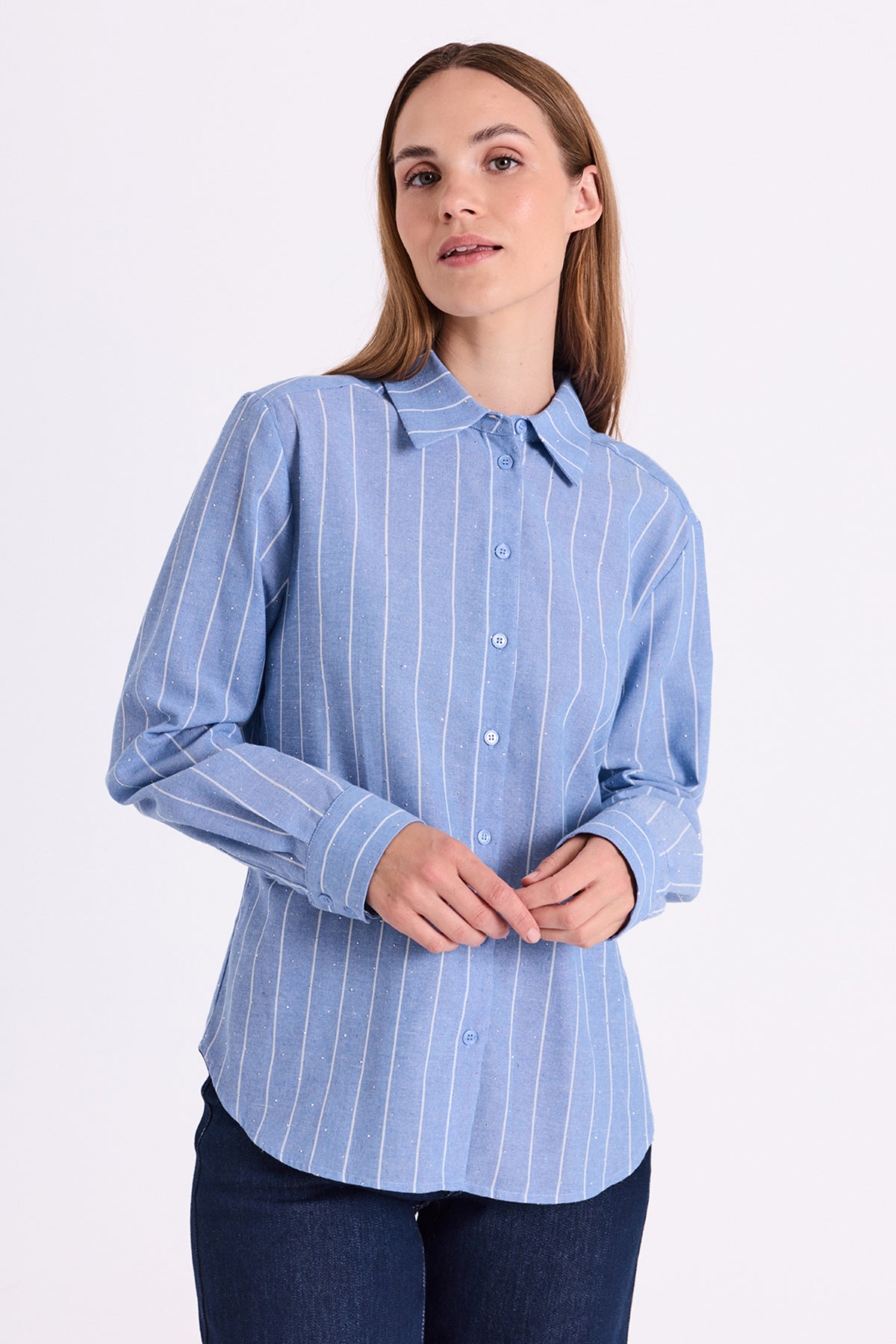 FQSOLLY-SHIRT Blå