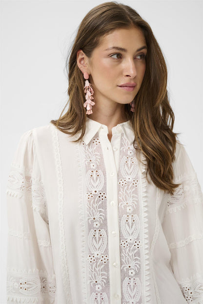 Crtess Shirt Hvit