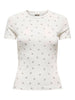Jdylucky S/s O Neck Top Jrs Noos Hvit