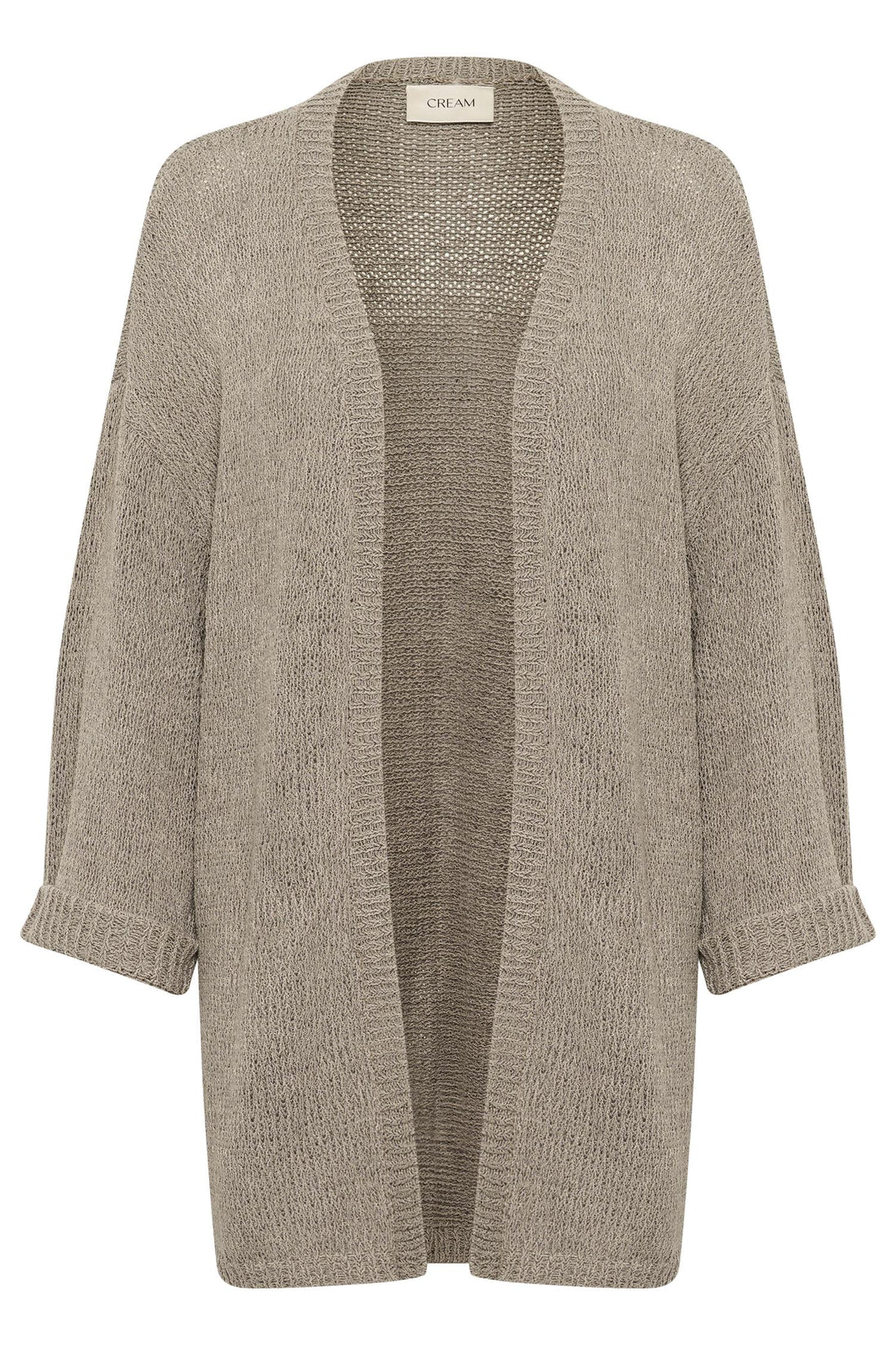 Crnixy Knit Kimono Fossil Melange