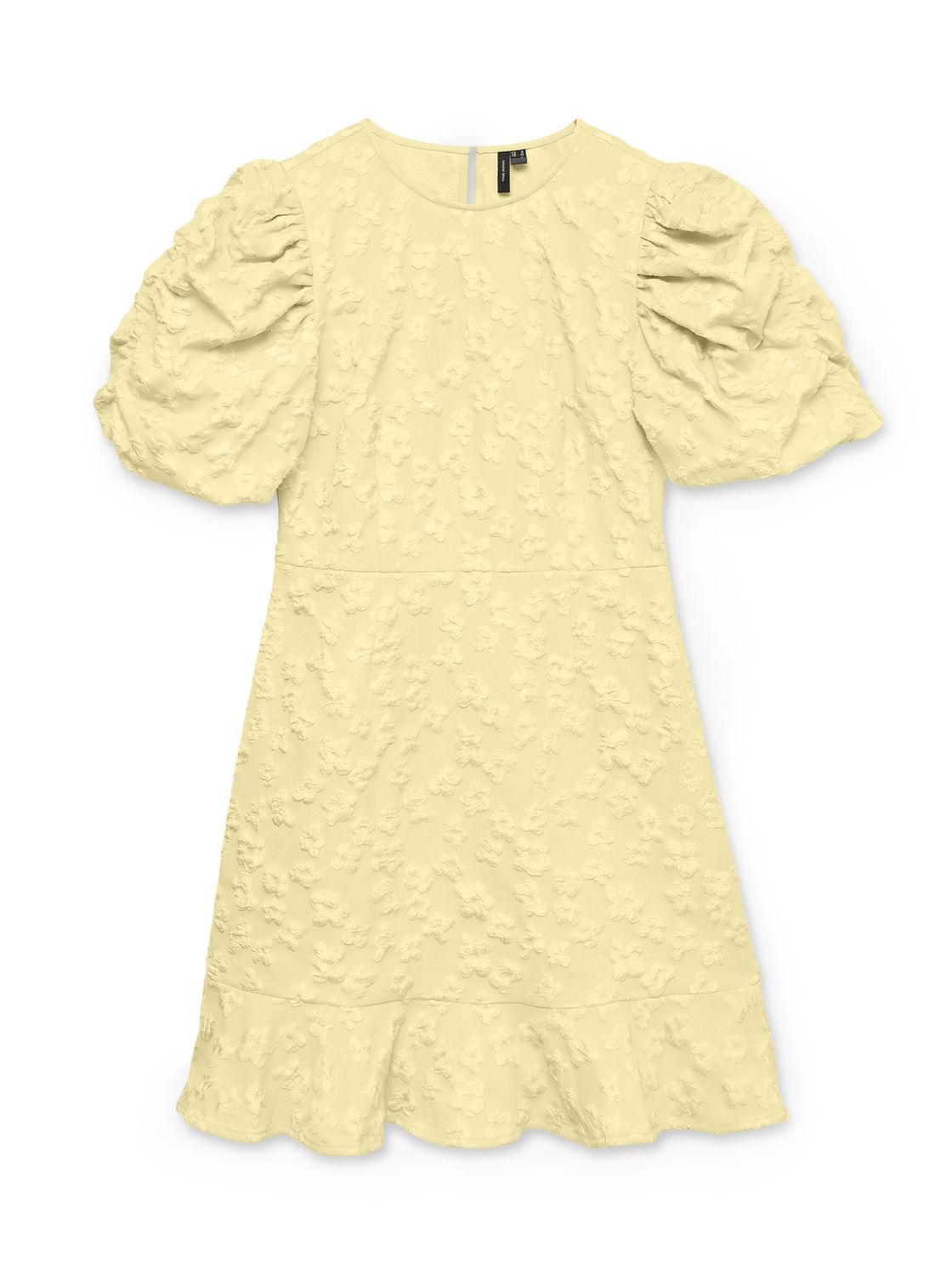 Vmfia Ss O-Neck Short Dress Exp Gul