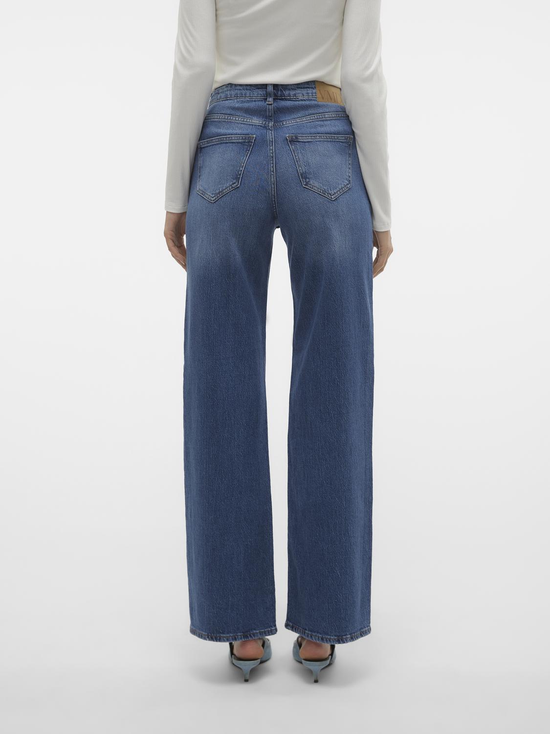 Vmtessa Hr Wide Jeans Ra380 Ga Noos Blå