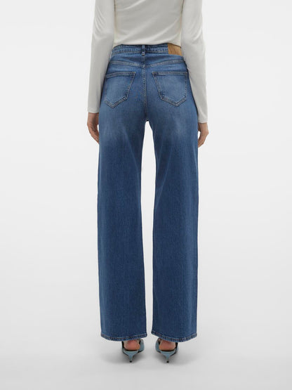 Vmtessa Hr Wide Jeans Ra380 Ga Noos Blå
