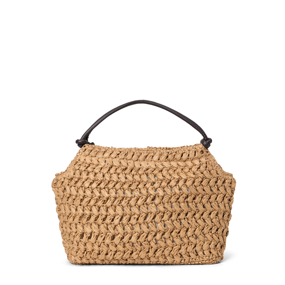 Day Creased Straw Bag S Beige