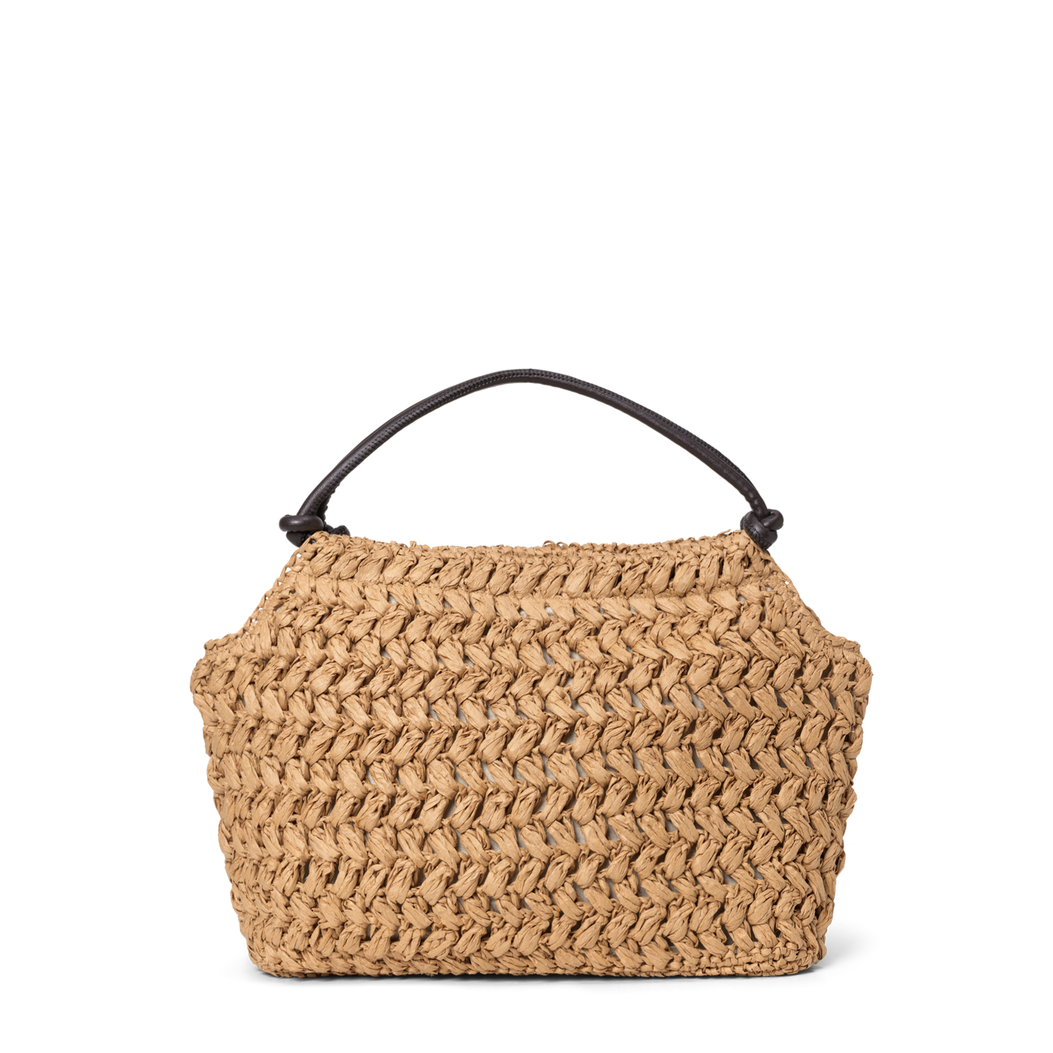 Day Creased Straw Bag S Beige