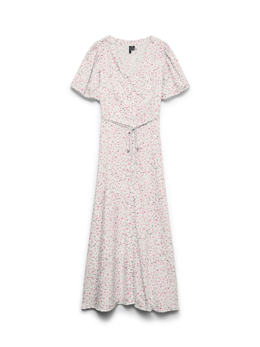 Vmalba Ss Calf Dress Wvn Noos Rosa