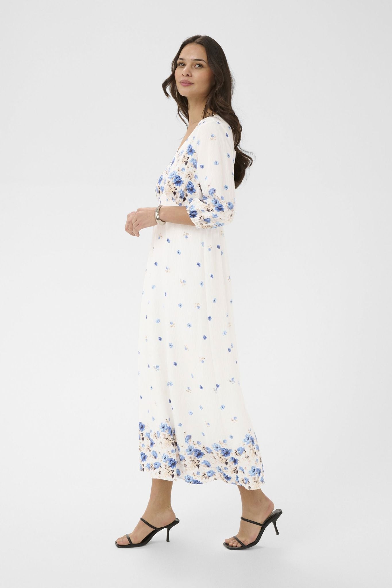Karosine Long Dress Blå