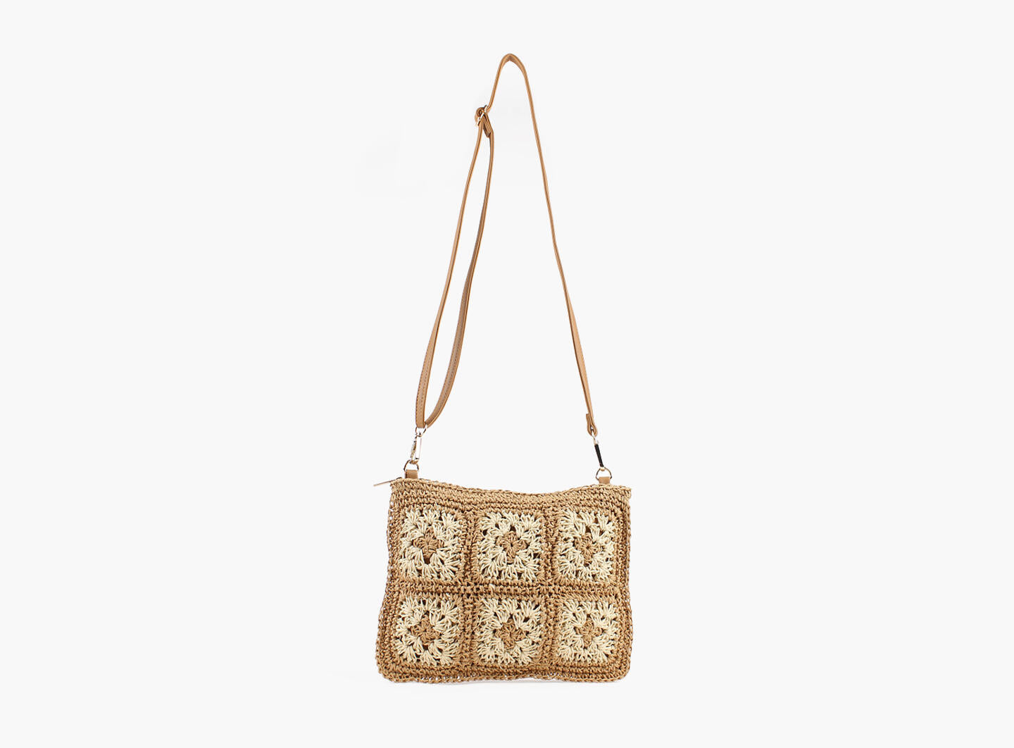 Small straw bag Sand