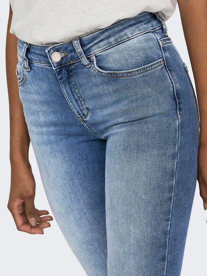 Onlblush Mid Flared Dnm Tai467 Noos Blå