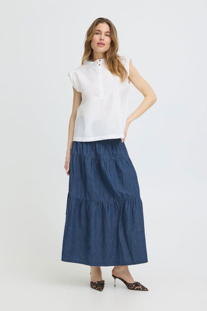 Pzjill Skirt Blå