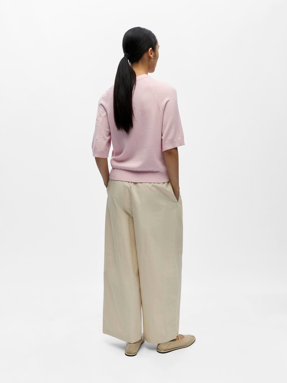 Objlaney Rubin Ss Pullover Noos Rosa