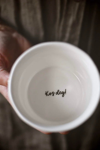 Krus 10×7,5 Cm Blomster «Kos Deg»