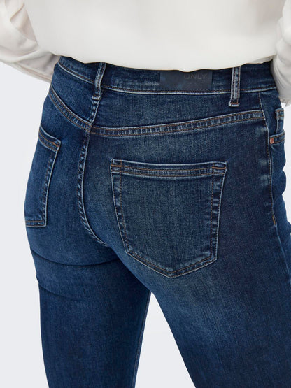 Onlblush Mid Flared Dnm Tai021 Noos Blå