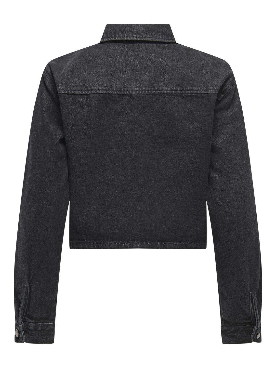 Jdymarly L/s Boxy Shacket  Dnm Noos Sort