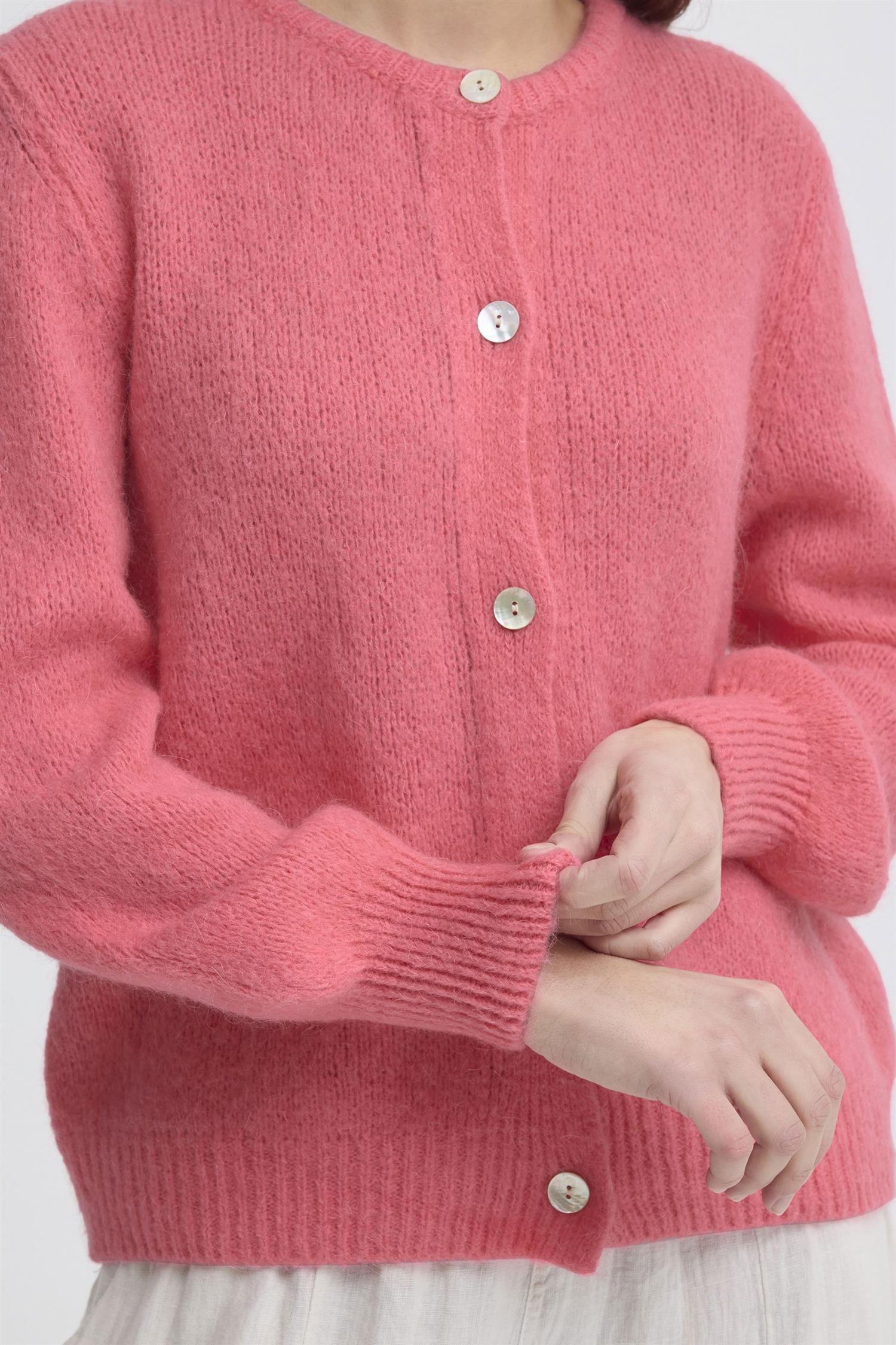 Sbgulvig Knit Cardigan Blå