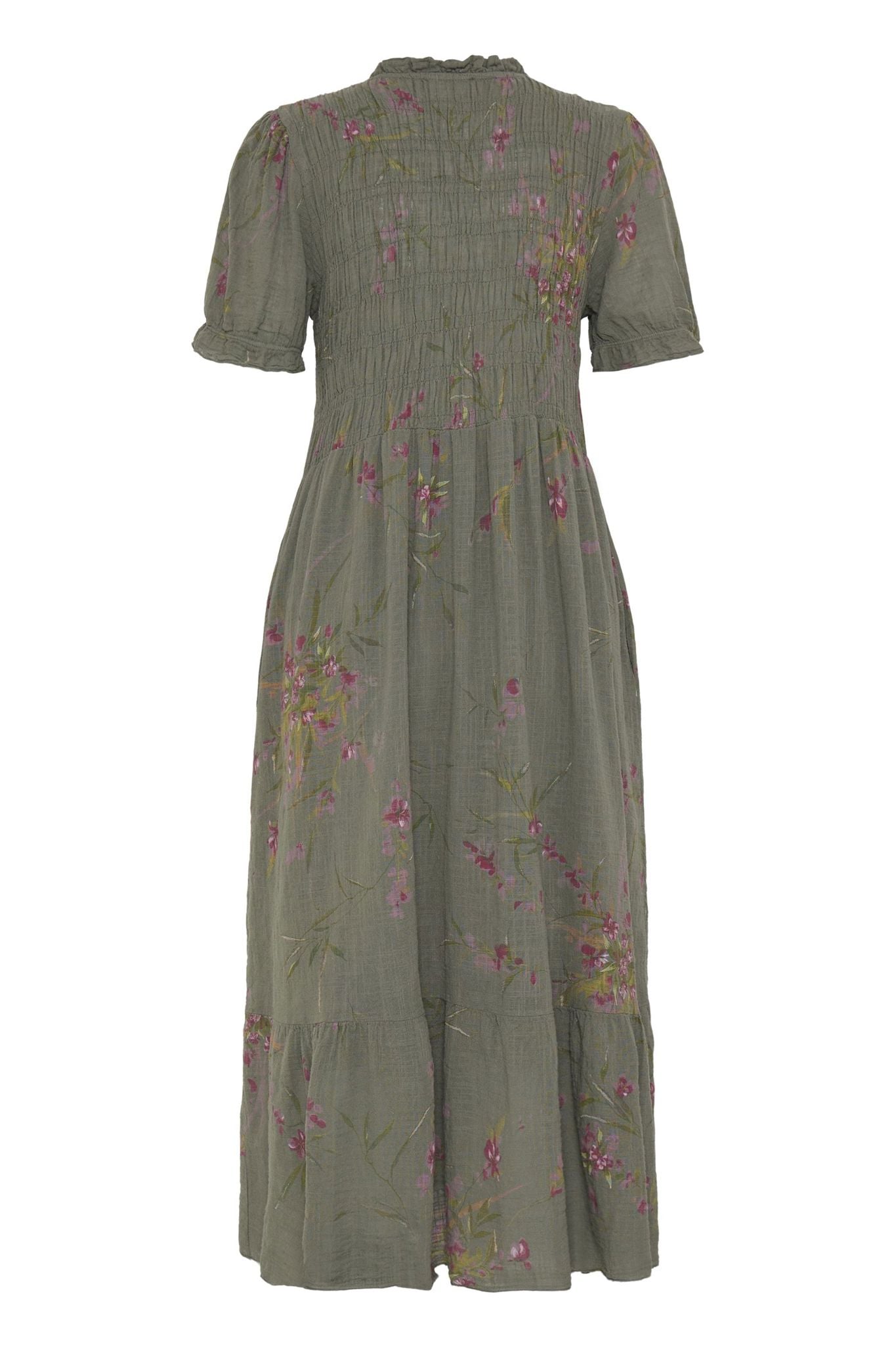 Sbalexa G Long Flo Dress Grønn